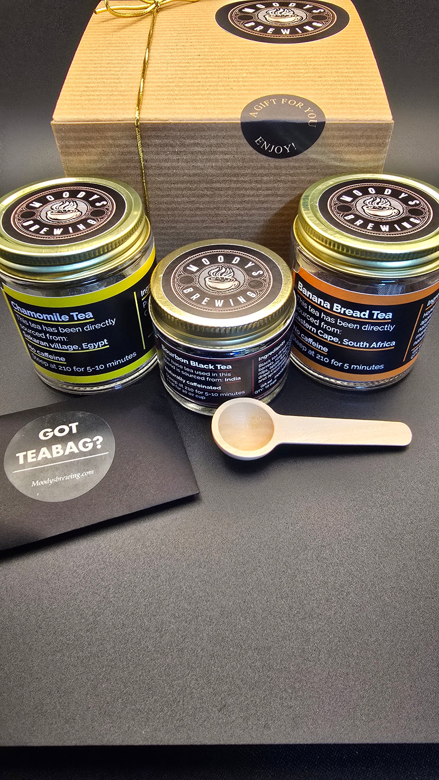 Moodys Brewing Tea Gift Set