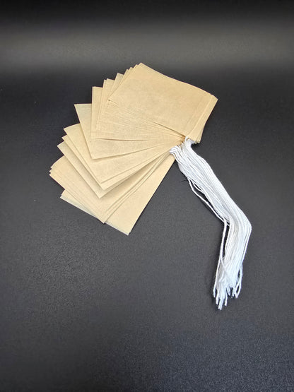 All natural un-bleached paper teabags 50ct